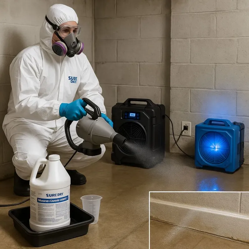 Sanitization and Odor Removal process in Palos Park, IL